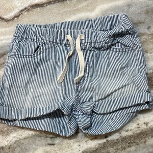 GAP Kids Blue Striped Casual Shorts